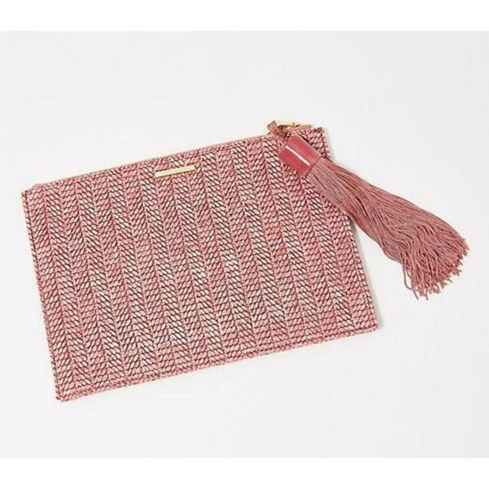 Vince Camuto Clutch with Tassel Detail Iggy Cherry Blossom